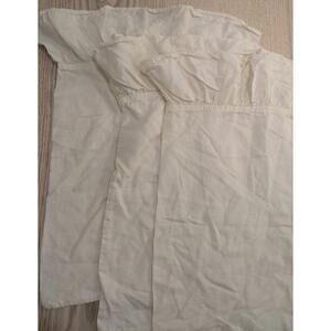 Bella Notte Isabella Boudoir ivory white ruffle petite pillow sham pillow cover